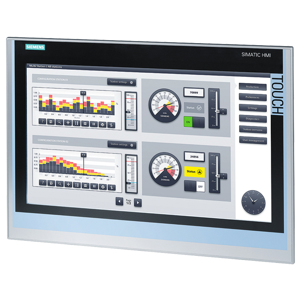 6AV2124-0UC02-0AX1 New Siemens SIMATIC HMI TP1900 Comfort